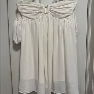 Lulu's White Textured Dress